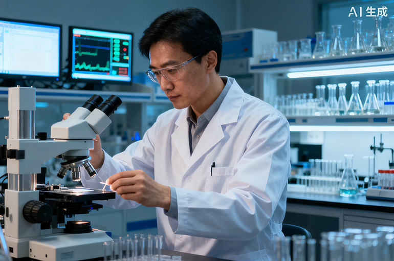 Scientist working in a laboratory